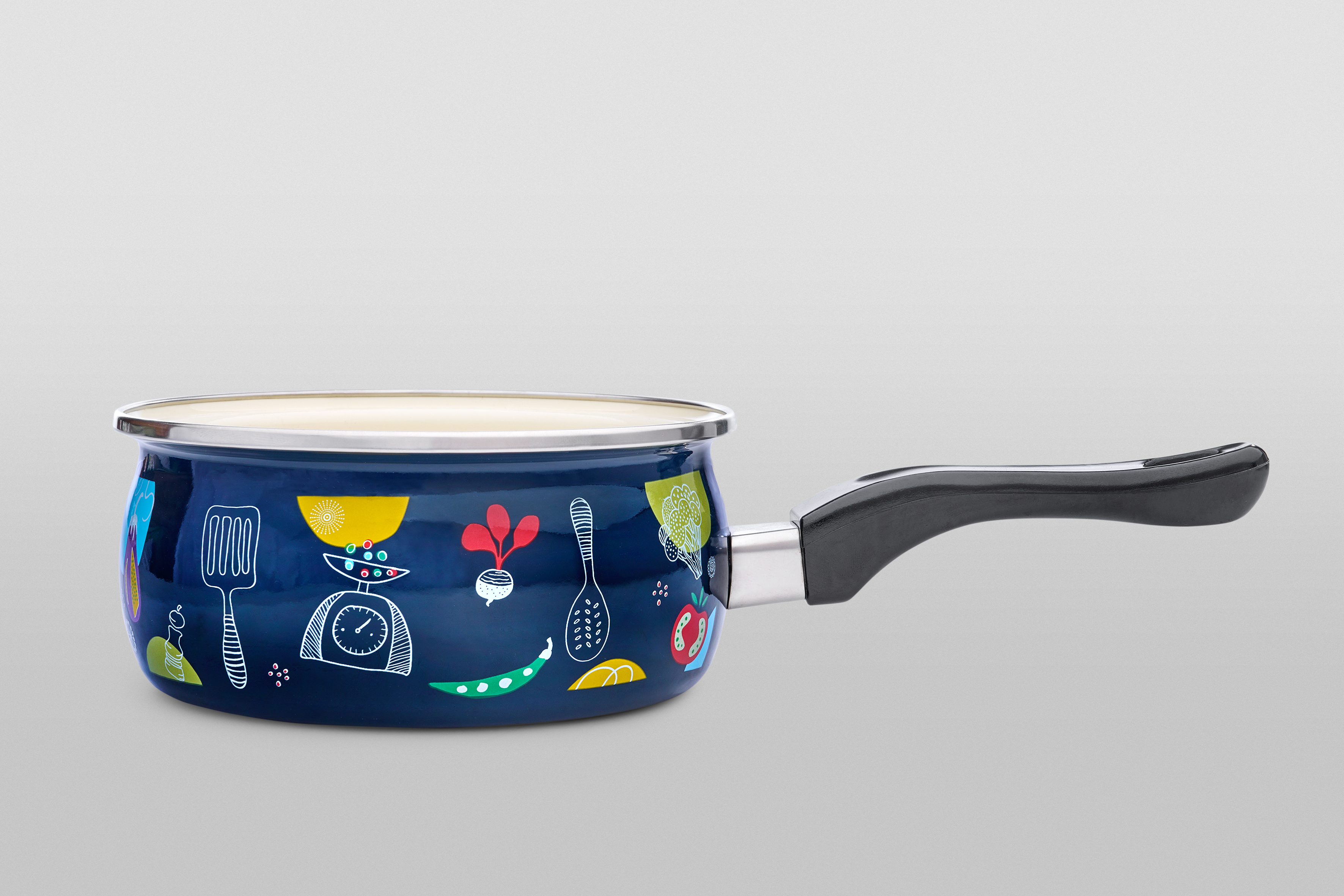 Ковш эмалированный с бакелитовой ручкой, 1.5 л