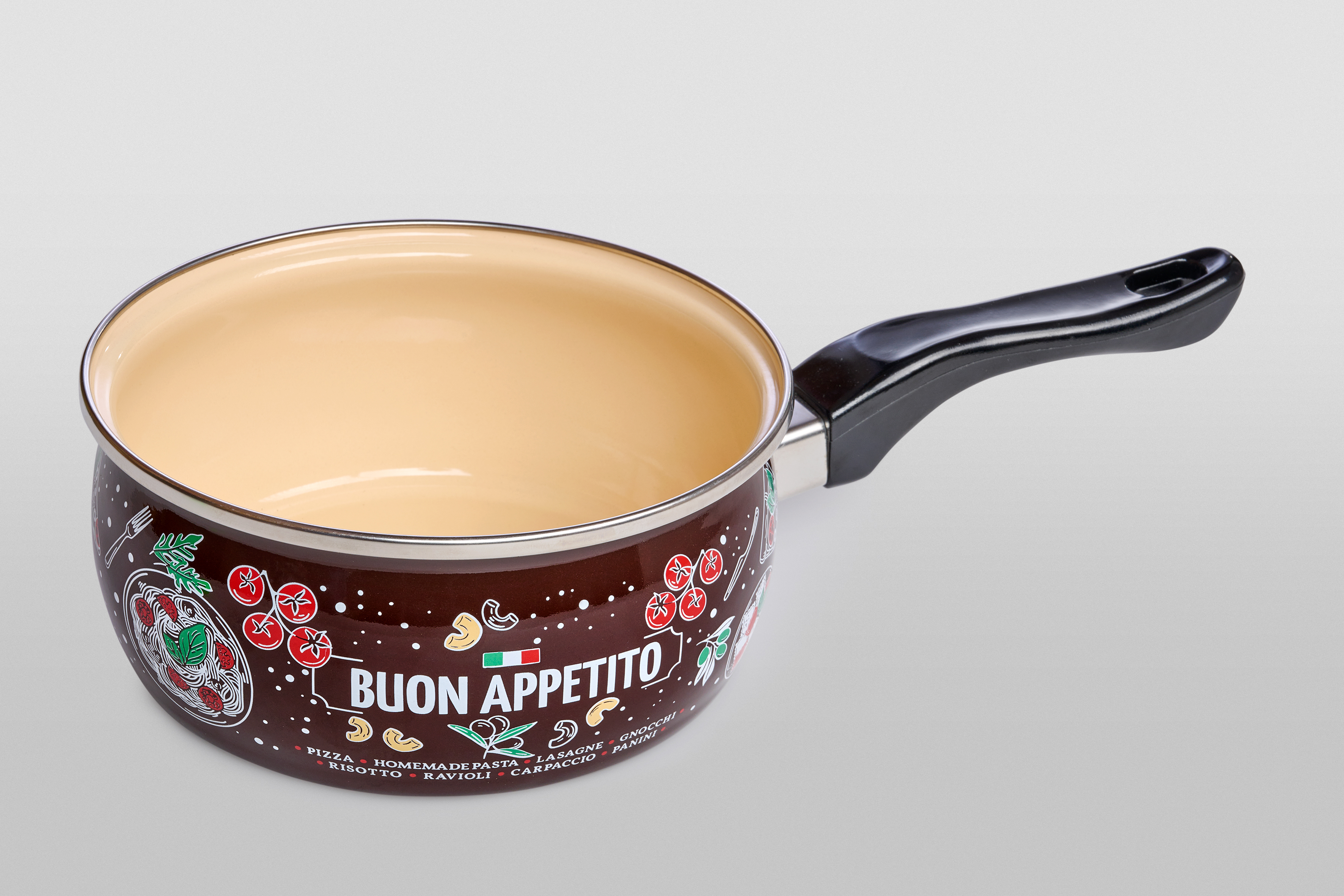 Ковш эмалированный с бакелитовой ручкой, 1.5 л