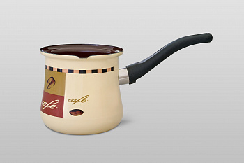 Турка эмалированная с бакелитовой ручкой на 7 чашек, 0.7 л